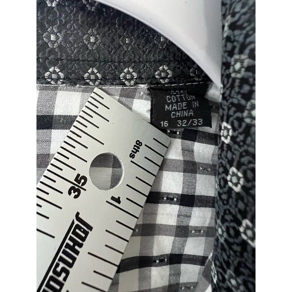 English Laundry Christopher Wicks Mens Casual Button Down Shirt Flip Cuff 16 - Picture 6 of 10